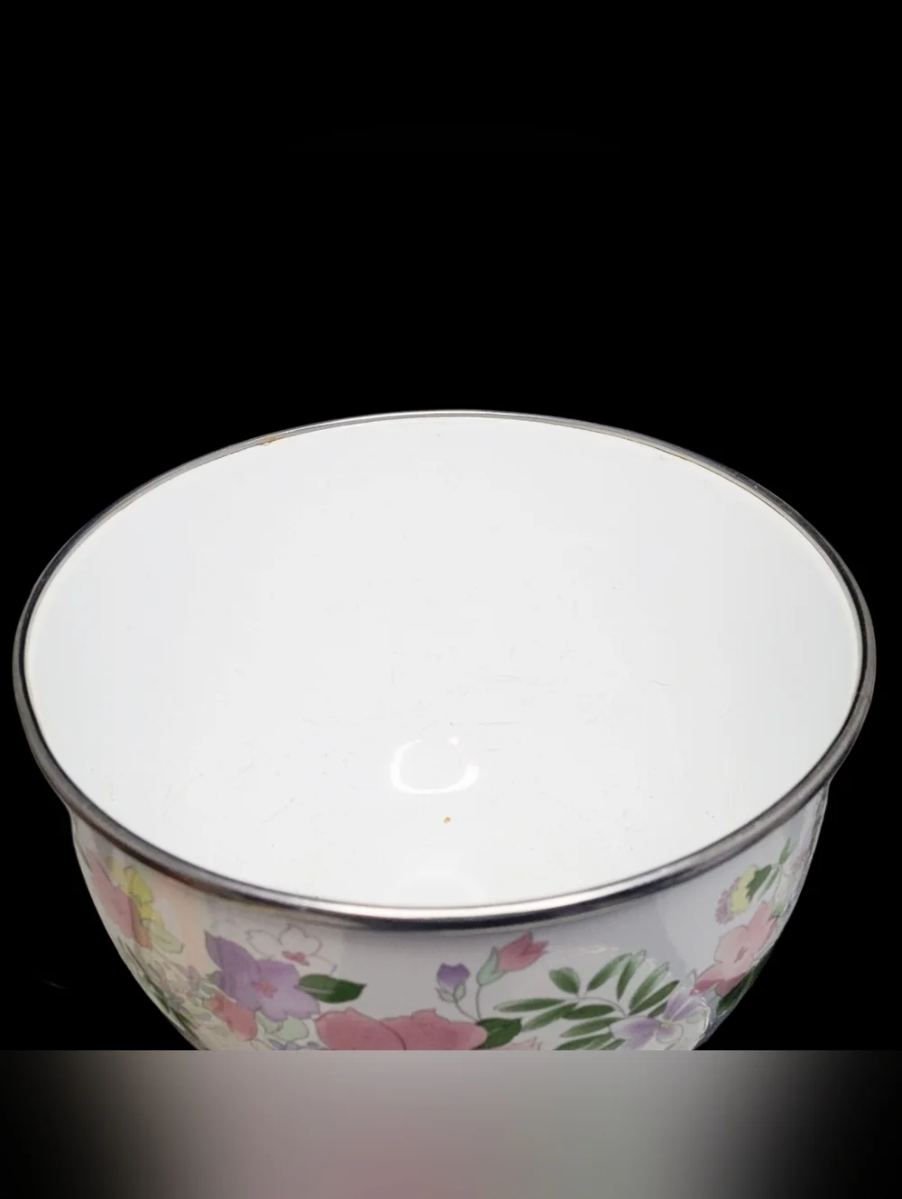 Corningware Pastel Floral Pattern By KOBE 2 Enamel Mixing Bowls